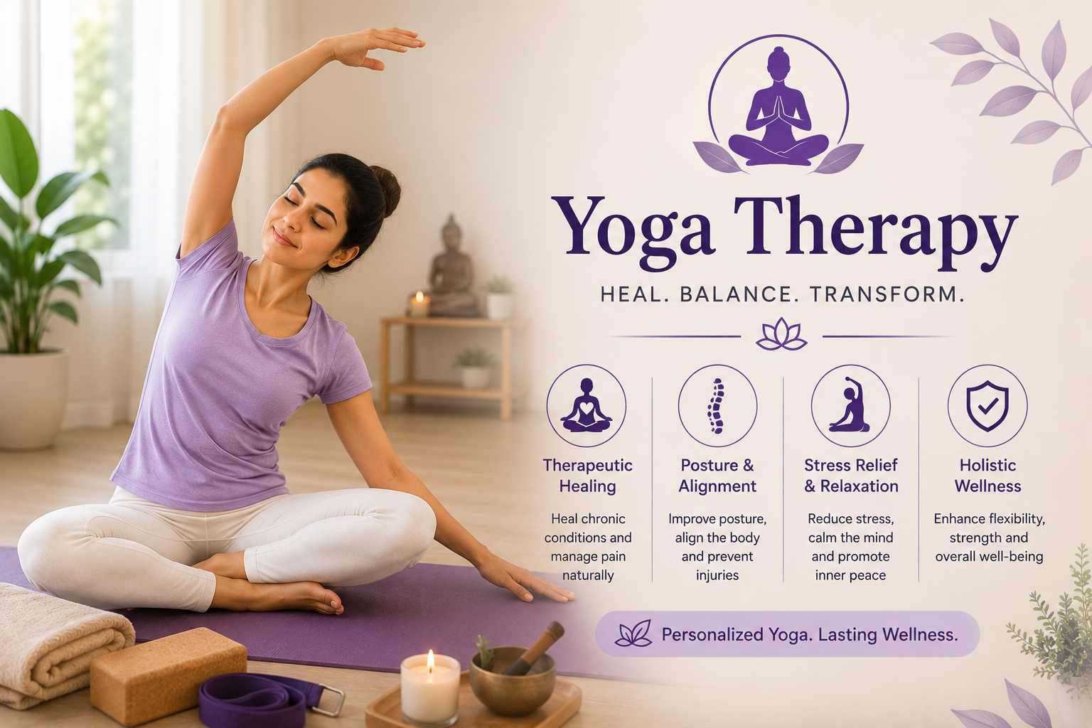 Medical Yog therapy and personalized healing