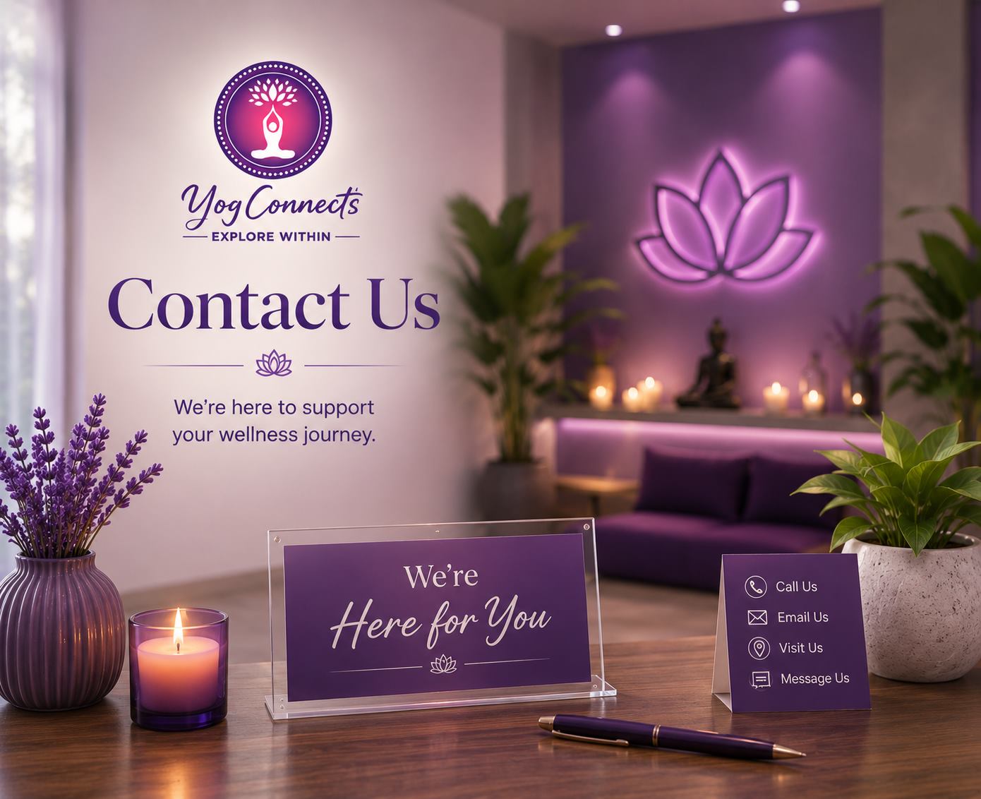 YogConnects contact and consultation