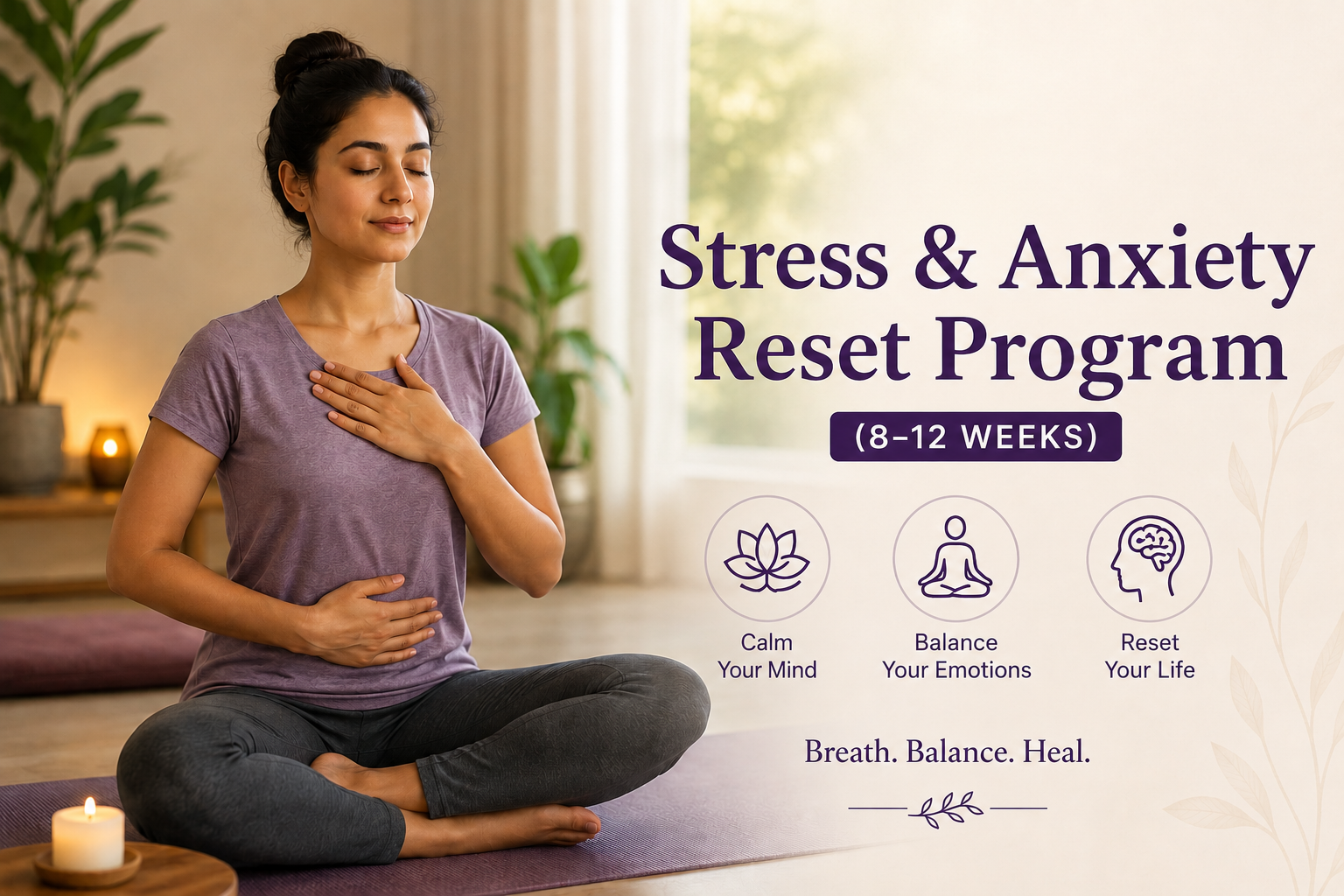 Breathwork and guided relaxation practice